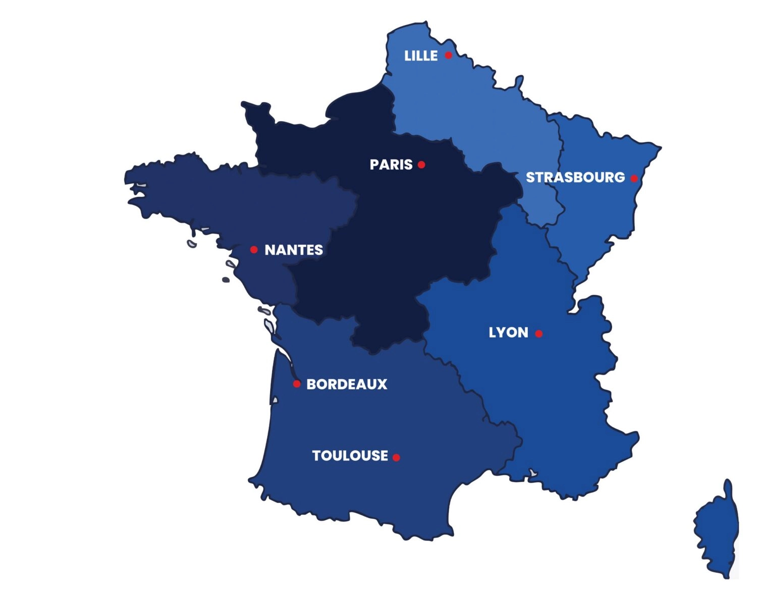 les 7 agences de MYCOMM