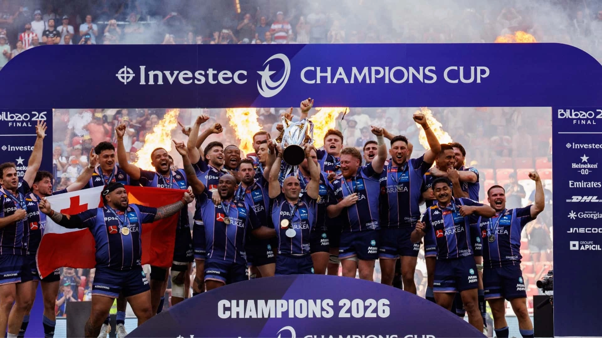 Finale Champions Cup à Lyon en VIP.